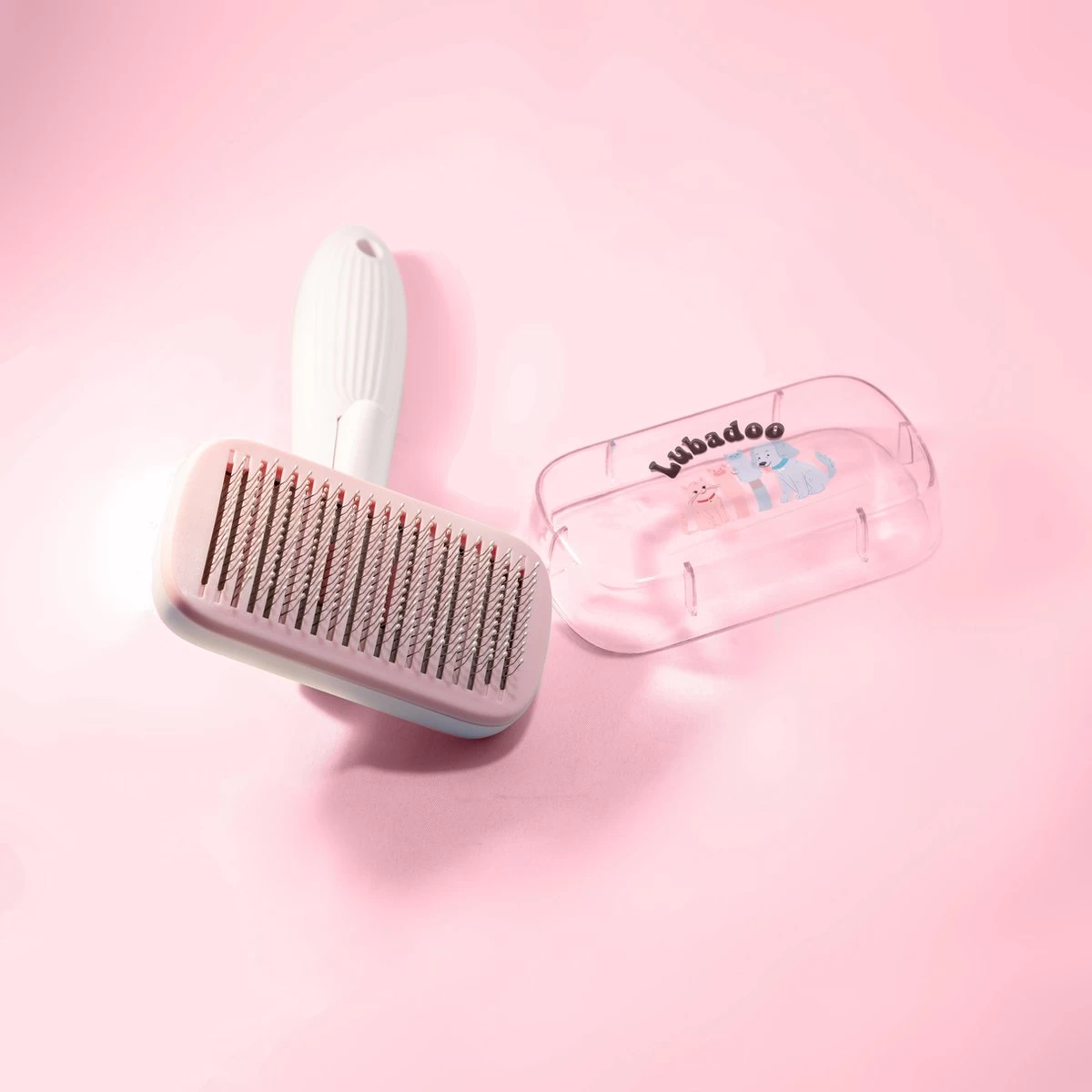 Lubadoo® - Kattenborstel - Hondenborstel - Kattenkam - Kattenhaar - Hondenhaar - Huisdierhaar Verwijderaar - Haarverwijderaar Voor Huisdieren - Langharig - Kortharig - Roze 8 Lubadoo® - Kattenborstel - Hondenborstel - Kattenkam - Kattenhaar - Hondenhaar - Huisdierhaar Verwijderaar - Haarverwijderaar Voor Huisdieren - Langharig - Kortharig - Roze - Afbeelding 8