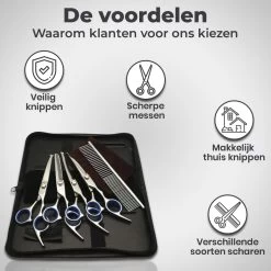 VoordeelShop 7-Delige Huisdier Knipset Met Etui - Trimmen Hond - Honden Schaar - Effileerschaar Hond - Huisdier Trimmer - Huisdier Knippen - Knipschaar Haar - Haar Schaar - Kapper - Kapperset - Scharenset -Pet Care Verkoop 1200x1200 270