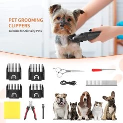 Merkloos Hondentondeuse, Hundeschermaschine / Dog Clippers - Dierenhaartrimmer, Hondentondeuse Kit Hond Verzorging -Pet Care Verkoop 1200x1200 276