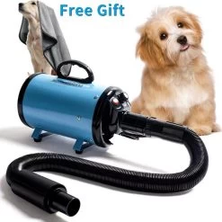 Merkloos Edward&DeVries Professionele Hondenföhn Met 4 Opzetstukken – Waterblazer Voor Honden – Stil Design – Krachtig + Extra Filter & Droogdoek - Blauw -Pet Care Verkoop 1200x1200 319