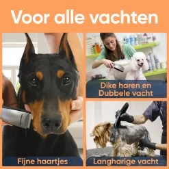 Happysnoots Hondentondeuse Draadloos Voor Dikke Vacht - Tondeuse Hond & Kat - Hondentrimmer - Professioneel Dieren Tondeuse -Pet Care Verkoop 1200x1200 375