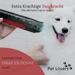 Pet Lovers - Hondentondeuse - Hondentondeuse - Automatische Inhalerende Haren - Dierentondeuse - Hondentrimmer - Hondentondeuse Dikke Vacht - Tondeuse Voor Honden - Hondentondeuse - Draadloos - 2 Opzetkammen - Honden En Katten Tondeuse -Pet Care Verkoop 1200x1200 391