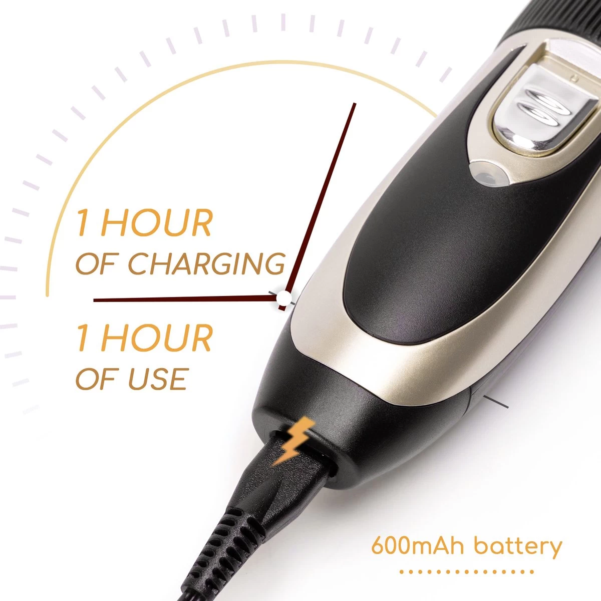 Nobleza B78 - Dieren Tondeuse Set - 4 Opzetkammen - Voor Huisdieren Katten & Honden - Draadloos 6 Nobleza B78 - Dieren Tondeuse Set - 4 Opzetkammen - Voor Huisdieren Katten & Honden - Draadloos - Afbeelding 6