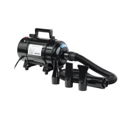 Hondenföhn/Waterblazer - Verstelbare Vermogen Standen (500W Tot 2400W) En Verstelbare Temperatuur - Zwart