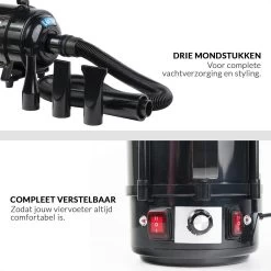 Hondenföhn/Waterblazer - Verstelbare Vermogen Standen (500W Tot 2400W) En Verstelbare Temperatuur - Zwart -Pet Care Verkoop 1200x1200 442