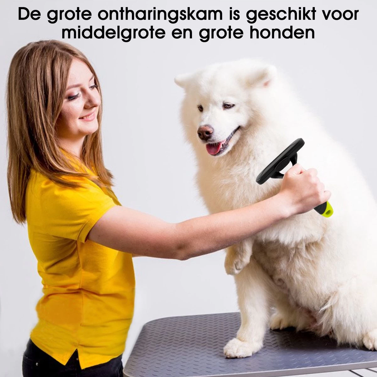 Mister Mill Trimhark - Hondenkam Kattenkam - Dierenkam 6,6 CM 7 Mister Mill Trimhark - Hondenkam Kattenkam - Dierenkam 6,6 CM - Afbeelding 7