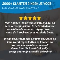 Hoogwaardige 2-Zijdige Hondenkam Hondenborstel Borstel Hond Klittenkam - Ondervacht Kam - Honden Borstel - Honden Kam - Hondenborstel Langharig - Hondenborstel Kortharig - Verwijdert Klitten - Voorkomt Verharing - Blauw - Woodoro -Pet Care Verkoop 1200x1200 506
