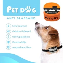 PET DOG® | Anti Blafband Voor Honden | 3 T/m 60 Kg | Oplaadbaar | Anti Blaf Band | Trainingsband | Vibratie En Geluid | Diervriendelijk | Shock Aan/uit Instelbaar -Pet Care Verkoop 1200x1200 533