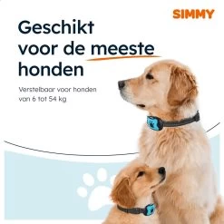 Simmy Anti Blafband - Diervriendelijke Opvoedingshalsband - Zwart En Blauw - Diervriendelijk - Zonder Schok - Anti Blaf Band Voor Grote En Kleine Honden -Pet Care Verkoop 1200x1200 550
