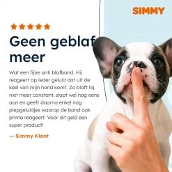 Simmy Anti Blafband - Diervriendelijke Opvoedingshalsband - Zwart En Blauw - Diervriendelijk - Zonder Schok - Anti Blaf Band Voor Grote En Kleine Honden -Pet Care Verkoop 1200x1200 552
