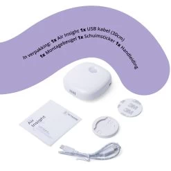 Pettadore Air Insight - Kattenbak Geurverdrijver & Teller - Actieve Zuurstof En Ionen - Oplaadbaar - Met App -Pet Care Verkoop 1200x1200 586