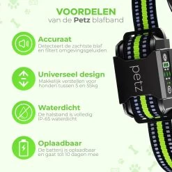 Petz - Anti Blafband - Anti Blafband Voor Kleine En Grote Honden - 5-55 KG - Vibratie En Audio - Diervriendelijk - GEEN Schokken - Opvoedingshalsband Zonder Schok En Diervriendelijk - Waterdicht - Oplaadbaar 10 Petz - Anti Blafband - Anti Blafband Voor Kleine En Grote Honden - 5-55 KG - Vibratie En Audio - Diervriendelijk - GEEN Schokken - Opvoedingshalsband Zonder Schok En Diervriendelijk - Waterdicht - Oplaadbaar -Pet Care Verkoop 1200x1200 626