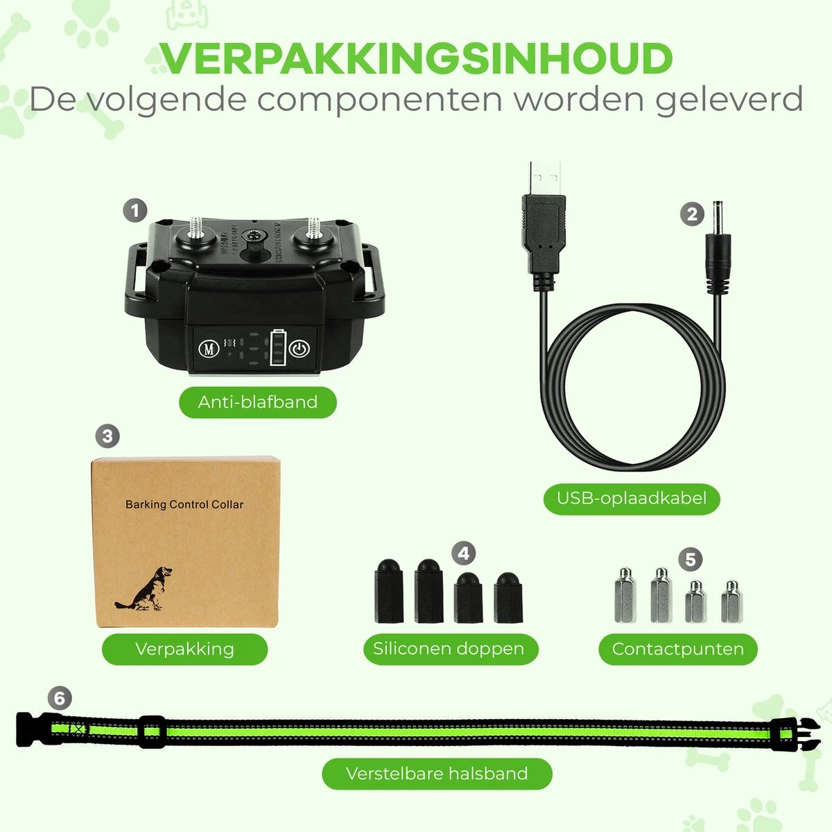 Petz - Anti Blafband - Anti Blafband Voor Kleine En Grote Honden - 5-55 KG - Vibratie En Audio - Diervriendelijk - GEEN Schokken - Opvoedingshalsband Zonder Schok En Diervriendelijk - Waterdicht - Oplaadbaar 8 Petz - Anti Blafband - Anti Blafband Voor Kleine En Grote Honden - 5-55 KG - Vibratie En Audio - Diervriendelijk - GEEN Schokken - Opvoedingshalsband Zonder Schok En Diervriendelijk - Waterdicht - Oplaadbaar - Afbeelding 8