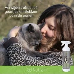 Nutrani Geurverwijderaar, 750 Ml, Natuurlijke Enzymreiniger Als Gebruiksklare Spray Met Biologische Werking, Verwijdert Geurtjes, Urine, Poep En Vlekken Van Honden En Katten -Pet Care Verkoop 1200x1200 644
