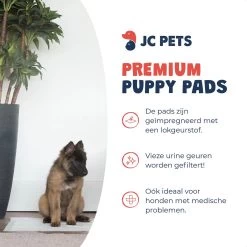 JC Pets Premium Puppy Training Pads - Hondentoilet - Zindelijkheidstraining Hond - 50 Stuks - 60 X 45 Cm -Pet Care Verkoop 1200x1200 674