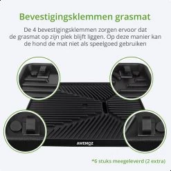 AWEMOZ Hondentoilet Kunstgras - Met 2 Matten En Opvangbak - 64x52x7,5cm - Puppy Pads - Zindelijkheidstraining Hond - Training Pads - Indoor / Outdoor Honden Toilet -Pet Care Verkoop 1200x1200 692