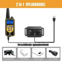 W&Z® Anti Blafband Inclusief Afstandsbediening- 3-60KG - Diervriendelijk - Zonder Schok - Vibratie/Audio/Licht - Anti Blaf Band - Water Bestendig -Pet Care Verkoop 1200x1200 765