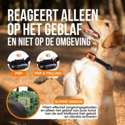 Strex Anti Blafband Voor Honden - 3-60KG - Oplaadbaar - Zonder Schok - Vibratie En Audio - Diervriendelijk - Anti Blaf Band - Anti Blaf Apparaat - Opvoedingshalsband Alle Honden -Pet Care Verkoop 1200x1200 841