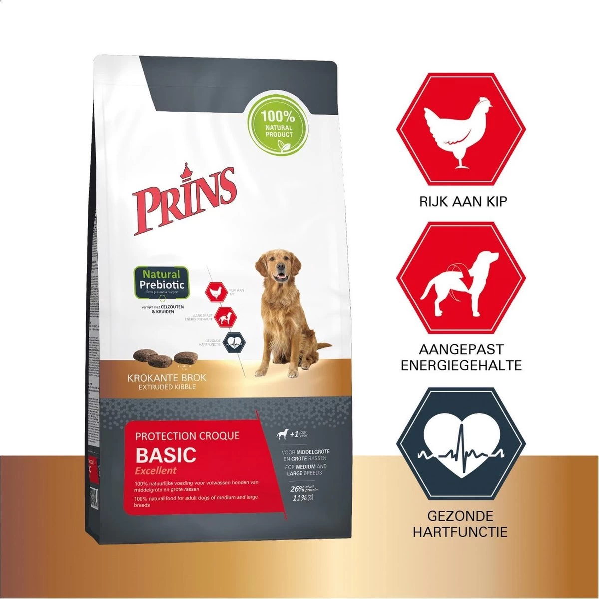 Prins Protection Croque Basic Excellent - Hondenvoer - 10 Kg 2 Prins Protection Croque Basic Excellent - Hondenvoer - 10 Kg - Afbeelding 2