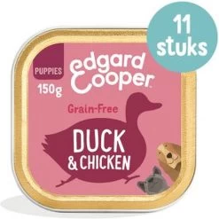 11x Edgard & Cooper Kuipje Vers Vlees Puppy Hondenvoer Eend - Kip 150 Gr -Pet Care Verkoop 1200x1200 933