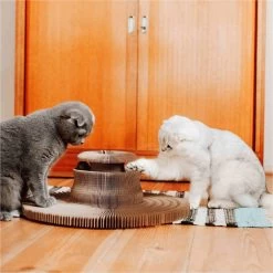 District 70 MAZE 3-in-1 Opvouwbare Kartonnen Kattenmand - Inclusief Catnip Balletje - Voor Slapen, Spelen En Krabben! -Pet Care Verkoop 1200x1200 964