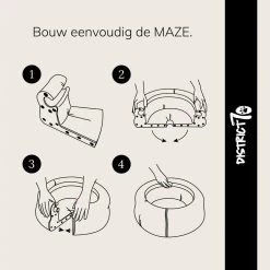 District 70 MAZE 3-in-1 Opvouwbare Kartonnen Kattenmand - Inclusief Catnip Balletje - Voor Slapen, Spelen En Krabben! -Pet Care Verkoop 1200x1200 967