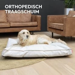 Snoozle Orthopedische Hondenmand - Zacht En Luxe Hondenkussen - Hondenbed - Wasbaar - Hondenmanden - 100 X 70 Cm - Stormy Grey -Pet Care Verkoop 1200x1200 970
