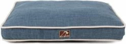 Beau&Bess Hondenkussen Hondenbed 90 X 60 Cm Piping Blauw