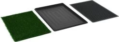 VidaXL Huisdierentoilet Met Bak En Kunstgras 76x51x3 Cm Groen -Pet Care Verkoop 1200x429