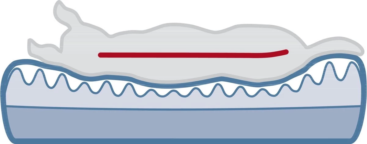 Trixie Vitaal Orthopedische Kussen Taupe/Lichtgrijs - 100 X 70 CM 5 Trixie Vitaal Orthopedische Kussen Taupe/Lichtgrijs - 100 X 70 CM - Afbeelding 5