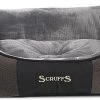 Hondenmand Zacht En Stevig, Anti-Slip En Wasbaar - Scruffs Chester Box Bed - In Grijs En Bruin In Maat S Tot XL - Kleur: Grijs, Maat: Large