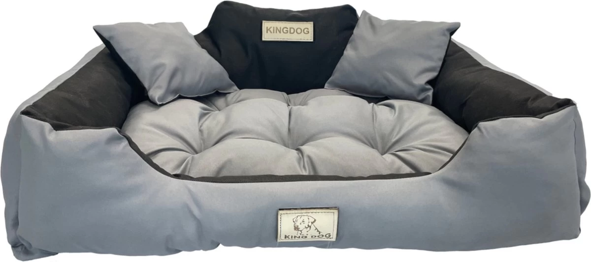 KingDog - Groot Honden- En Kattenbed 75 X 65 | Donkergrijs - Maat M 1 KingDog - Groot Honden- En Kattenbed 75 X 65 | Donkergrijs - Maat M