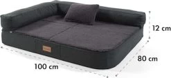 Brunolie Odin Hondenbed Hondenkussen Hondenmand - Wasbaar - Orthopedisch - Traagschuim -Pet Care Verkoop 1200x556