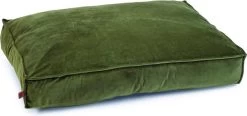 Designed By Lotte Nalino - Hondenkussen - Fluweel - Groen - 100x70x15 Cm