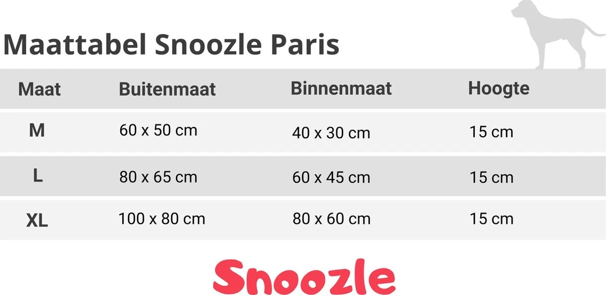 Snoozle Orthopedische Hondenmand - Zacht En Luxe Hondenkussen - Hondenbed - Wasbaar - Hondenmanden - 100cm 5 Snoozle Orthopedische Hondenmand - Zacht En Luxe Hondenkussen - Hondenbed - Wasbaar - Hondenmanden - 100cm - Afbeelding 5