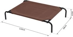Merkloos Hondenbed - Hondenstretcher - Honden Ligbed - Inclusief 2 Overtrekhoezen - XL - 110x68cm - Grijs En Koffie -Pet Care Verkoop 1200x621