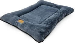 Topmast Soft Pluche Benchmat - Comfort Benchkussen - Grijs - XL - 107 X 71 X 9 Cm - Voor Honden - Hondenkussen