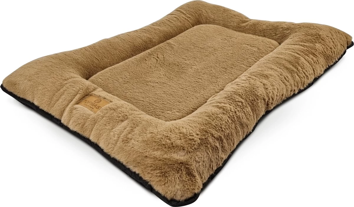 Topmast Soft Pluche Benchmat - Comfort Benchkussen - Beige - Small - 61 X 46 X 6 Cm - Voor Honden - Hondenkussen 1 Topmast Soft Pluche Benchmat - Comfort Benchkussen - Beige - Small - 61 X 46 X 6 Cm - Voor Honden - Hondenkussen