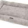 Scruffs Cosy Benchkussen - Superzacht Hondenkussen Met Anti-slip Onderkant - Imitatie Suède - Grijs - M - 90 X 60 Cm