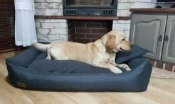 Merkloos Hondenmand Antraciet 120x90 Cm - Wasbaar Hondenkussen - Waterdicht Hondenbed -Pet Care Verkoop 1200x716