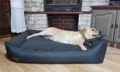 Merkloos Hondenmand Antraciet 120x90 Cm - Wasbaar Hondenkussen - Waterdicht Hondenbed -Pet Care Verkoop 1200x727 1