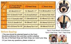 Merkloos Hoog Kwaliteit Muilkorf Met Bedrukt Patroon - Muilkorf Hond - Hondensnuit - Anti Blaf En Bijt - Voor Kleine En Grote Honden Maat M Zwart Reflecterend -Pet Care Verkoop 1200x746