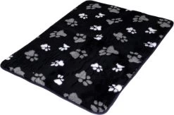 Lovely Nights Vetbed/kleed Blue With 2 Color Print Paw + Bies 75x50 Rechthoek