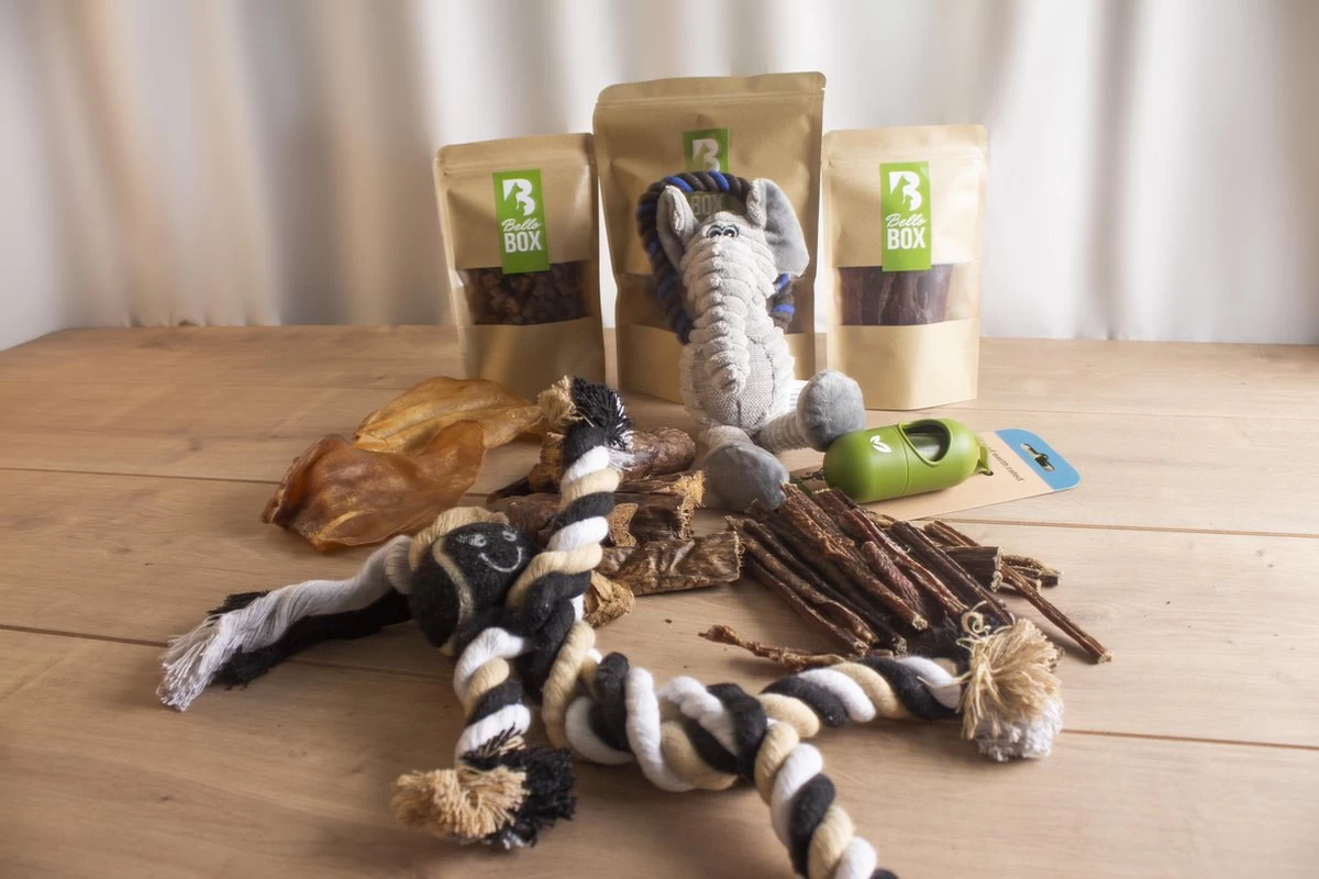 Bellobox Puppy Cadeaubox 100% Natuurlijke Hondensnacks - Vrij Van Toevoegingen 2 Bellobox Puppy Cadeaubox 100% Natuurlijke Hondensnacks - Vrij Van Toevoegingen - Afbeelding 2