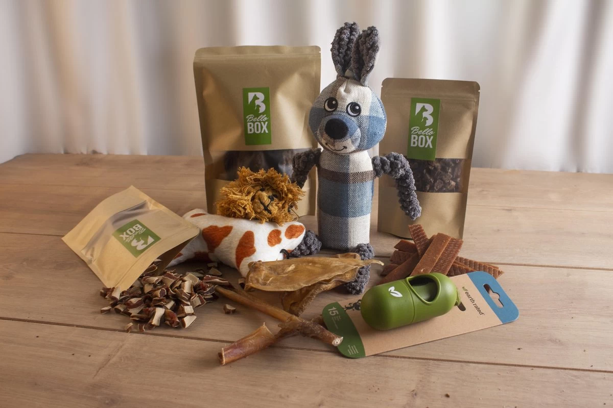 Bellobox Puppy Cadeaubox 100% Natuurlijke Hondensnacks - Vrij Van Toevoegingen 3 Bellobox Puppy Cadeaubox 100% Natuurlijke Hondensnacks - Vrij Van Toevoegingen - Afbeelding 3