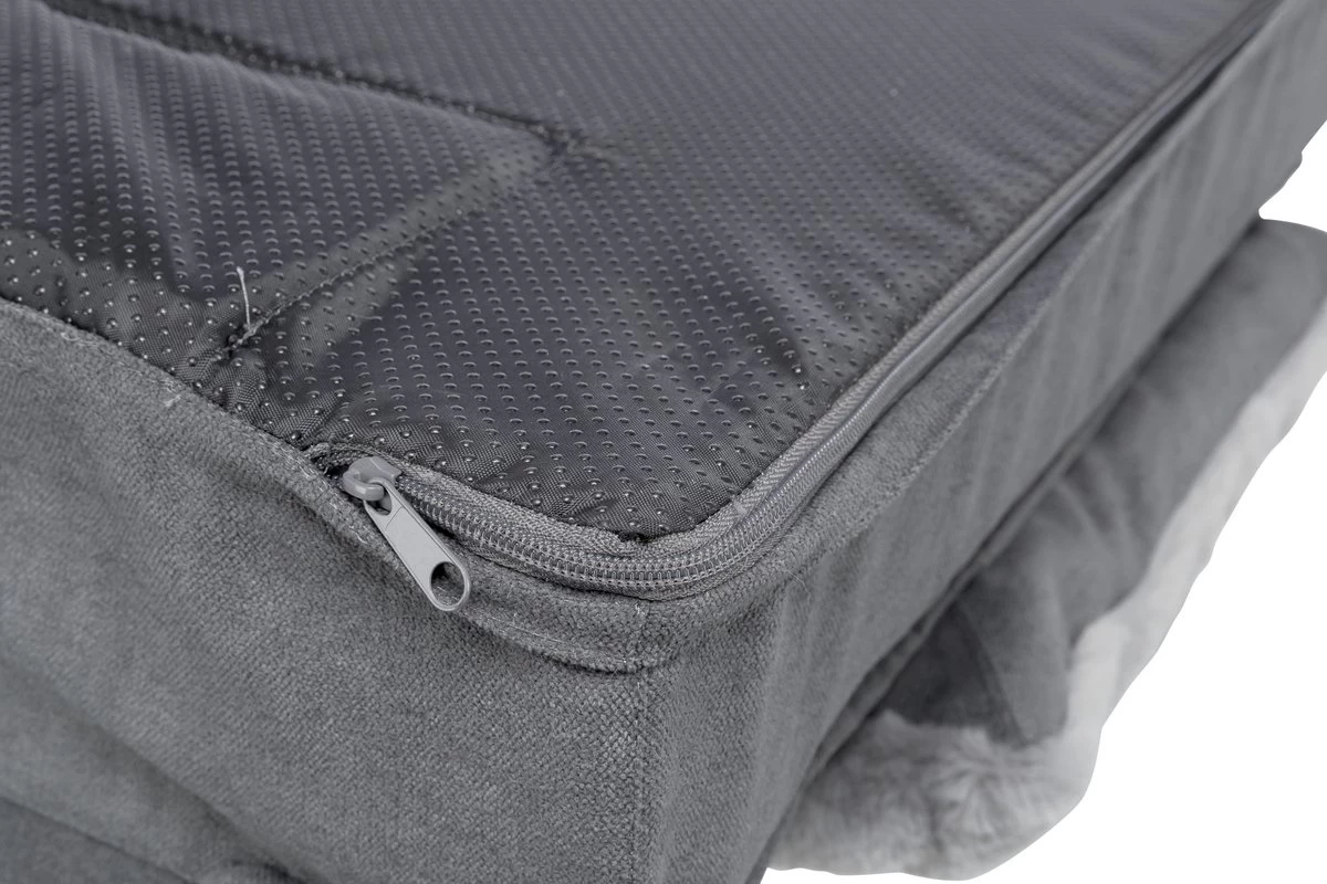 Trixie Hondenmand Sofa Liano Rechthoek Grijs - 100X60 CM 4 Trixie Hondenmand Sofa Liano Rechthoek Grijs - 100X60 CM - Afbeelding 4