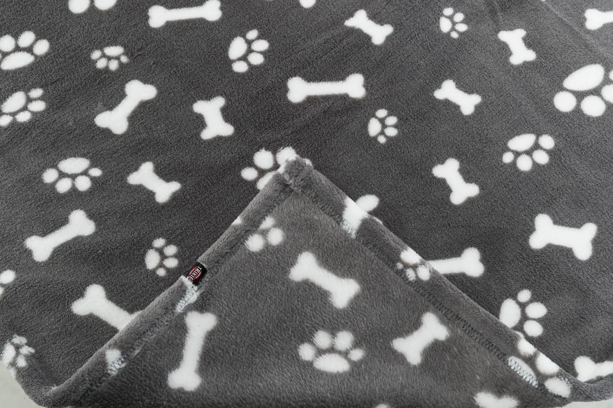 Trixie Hondendeken Kenny 75 X 50 Cm Fleece Grijs 4 Trixie Hondendeken Kenny 75 X 50 Cm Fleece Grijs - Afbeelding 4