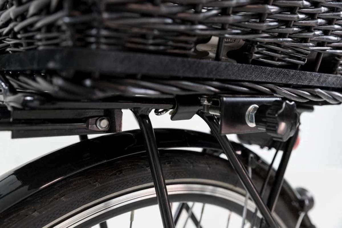 Trixie Fietsmand - Voor Bagagedrager -n35x49x55 Cm - Zwart 3 Trixie Fietsmand - Voor Bagagedrager -n35x49x55 Cm - Zwart - Afbeelding 3