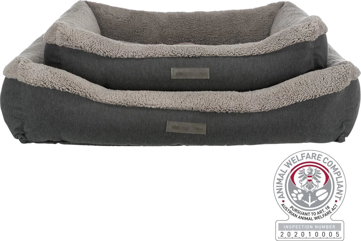 Trixie Hondenmand Bendson Orthopedisch Grijs (110X85 CM) 4 Trixie Hondenmand Bendson Orthopedisch Grijs (110X85 CM) - Afbeelding 4