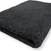 Vetbed - Antislip Dierenmat - Dierenkleed - Benchvacht - Hondenkleed - Zwart Effen - 100 X 75 Cm - Machine Wasbaar